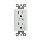 GE Zwave Duplex Receptacle, White